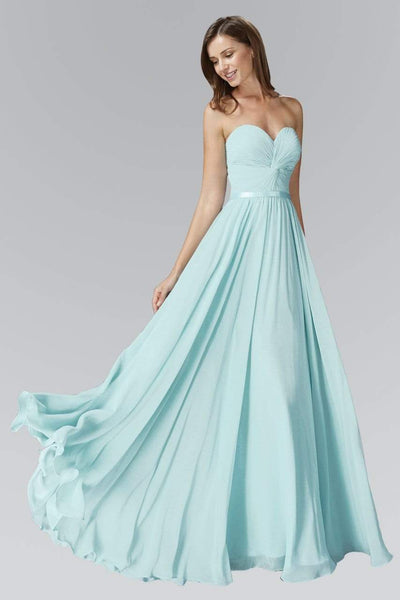mint pleated sweetheart dress Mint Green Satin A-Line Prom Dress Strapless Scallop Sweetheart Pleated Ball Gown Skirt Bow Back Thigh-High Slit Pockets Sweep Train Evening Gown