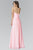 Elizabeth K - GL2070 Strapless Pleated Sweetheart Chiffon Dress Special Occasion Dress