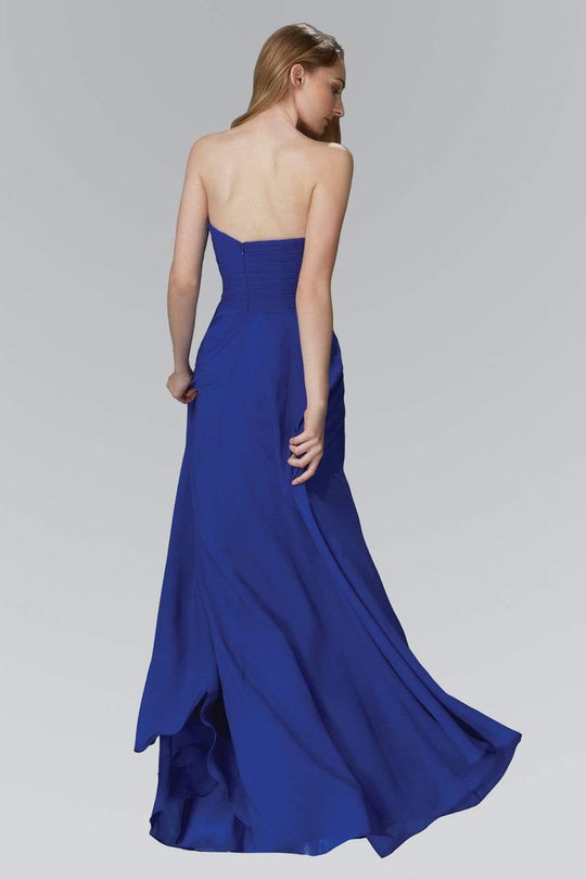 Elizabeth K - GL2114 Beaded Sweetheart A-Line Dress Special Occasion Dress XS / Royal Blue