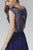 Elizabeth K - GL2120 Beaded Illusion High Neck Chiffon Gown Special Occasion Dress