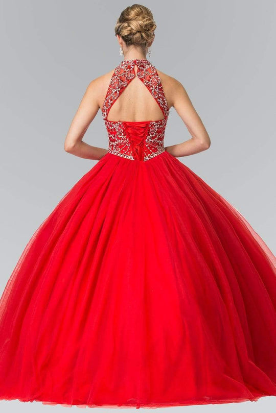 Elizabeth K - GL2206 High Illusion Ornate Ballgown