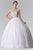 Elizabeth K - GL2206 High Illusion Ornate Ballgown Quinceanera Dresses XS / White