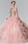 Elizabeth K - GL2208 Embellished Jewel Neck Ballgown Special Occasion Dress