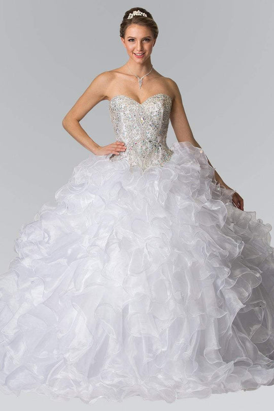 Elizabeth K - GL2209 Ruffled Sweetheart Ballgown