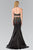 Elizabeth K - GL2260 Two-Piece Halter Mermaid Gown Special Occasion Dress