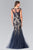 Elizabeth K - GL2276 Sleeveless Illusion Tulle Trumpet Gown Special Occasion Dress