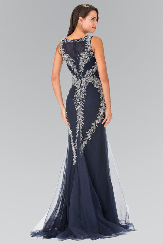 Elizabeth K - GL2289 Sequined Mermaid Gown