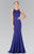 Elizabeth K - GL2303 Sleeveless Halter Long Dress Special Occasion Dress XS / Royal Blue