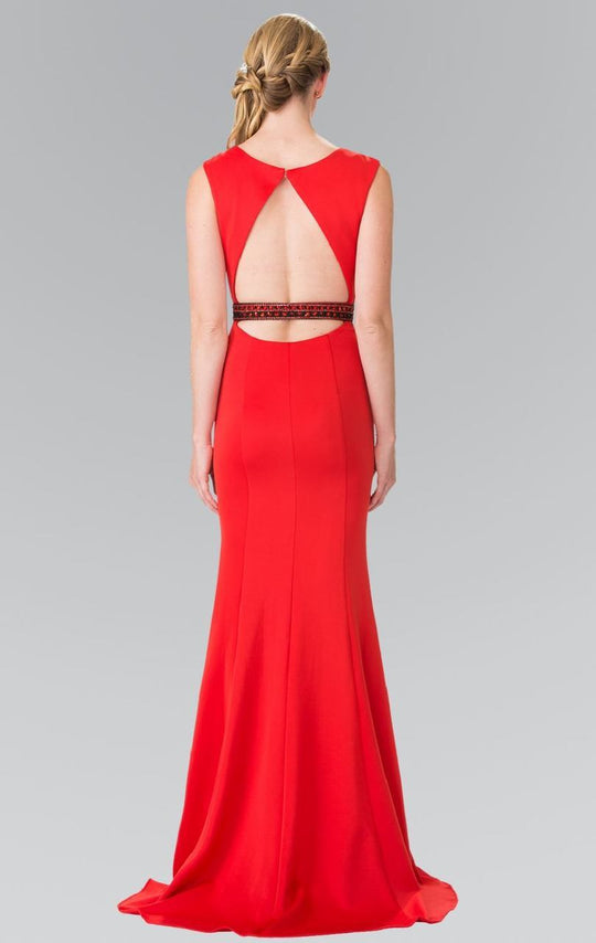 Elizabeth K - GL2306 Sleeveless Jewel Long Dress