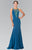 Elizabeth K - GL2310 Sleeveless Scoop Long Dress Special Occasion Dress XS / Teal
