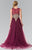 Elizabeth K - GL2317 Embellished Scoop Neck Tulle A-Line Dress Special Occasion Dress