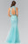 Elizabeth K - GL2330 Sequined Halter Trumpet Gown Special Occasion Dress