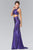 Elizabeth K - GL2333 Mock Two-Piece Sequined Sheath Gown Special Occasion Dress