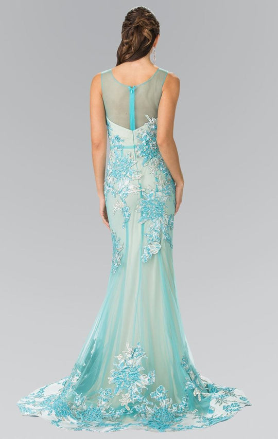 Elizabeth K - GL2335 Beaded Trumpet Gown