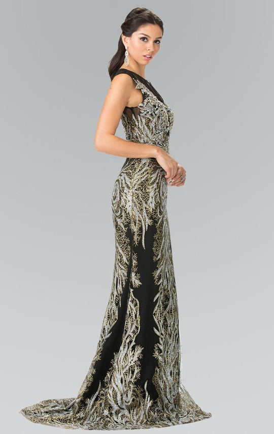 Elizabeth K - GL2336 Sleeveless Beaded Long Dress