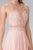 Elizabeth K - GL2347 Embellished Crew Neck Chiffon A-Line Dress Special Occasion Dress