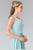 Elizabeth K - GL2365 Sleek Scoop Neck Long A-line Dress Bridesmaid Dresses