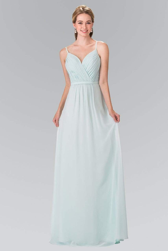 Elizabeth K - GL2374 Sweetheart Spaghetti Strap Ruched Bodice Dress Bridesmaid Dresses XS / Mint