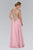 Elizabeth K - GL2407 Cap Sleeve Gilt Embroidered Bodice Gown Special Occasion Dress