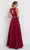 Elizabeth K - GL2417 Illusion Jewel Embellished Lace A-Line Gown Bridesmaid Dresses