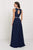 Elizabeth K - GL2417 Illusion Jewel Embellished Lace A-Line Gown Bridesmaid Dresses