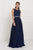 Elizabeth K - GL2417 Illusion Jewel Embellished Lace A-Line Gown Bridesmaid Dresses XS / Champagne