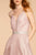 Elizabeth K - GL2504 Pleated Plunging Bodice Glitter Long Gown Prom Dresses