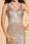 Elizabeth K - GL2509 Jeweled Halter Strap Glitter Long Gown Special Occasion Dress