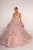 Elizabeth K - GL2517 Bead Embellished Ruffled Quinceanera Special Occasion Dress XS / Mauve