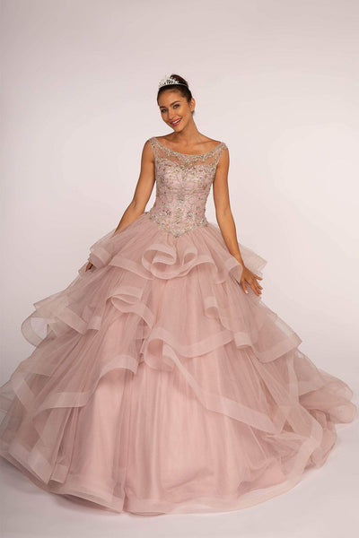 pastel quinceanera dresses Ladivine 15710 Off-Shoulder Green Quinceanera Dress Greenery / Medium