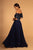 Elizabeth K - GL2525 Embroidered Off-Shoulder Chiffon A-line Dress Special Occasion Dress