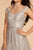 Elizabeth K - GL2526 Cap Sleeve Jewel Adorned Bodice A-Line Gown Prom Dresses