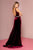 Elizabeth K - GL2559 Low Scoop Back Sleeveless V-Neck Velvet Gown Special Occasion Dress