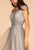Elizabeth K - GL2560 Cap Sleeve Ruched Mesh Long Gown Prom Dresses