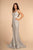 Elizabeth K - GL2578 Glitter Sweetheart Trumpet Dress Special Occasion Dress XS / Silver