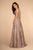 Elizabeth K - GL2589 Embellished Deep V-neck A-line Dress Special Occasion Dress