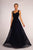 Elizabeth K - GL2608 Sleeveless Ruched-Bodice A-Line Chiffon Gown Bridesmaid Dresses XS / Navy
