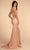Elizabeth K - GL2612 Embellished Jewel Sheath Dress Evening Dresses