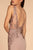 Elizabeth K - GL2614 Lace Deep V-neck Jersey Sheath Dress Special Occasion Dress