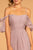 Elizabeth K - GL2615 Pleated Straight Across Neck Chiffon Dress Bridesmaid Dresses