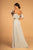 Elizabeth K - GL2615 Pleated Straight Across Neck Chiffon Dress Bridesmaid Dresses