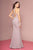 Elizabeth K - GL2669 Halter Evening Dress with Slit Special Occasion Dress