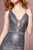 Elizabeth K - GL2678 Embellished Deep V-neck Mermaid Dress Evening Dresses