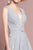Elizabeth K - GL2687 Deep V-neck Pleated A-line Dress Evening Dresses