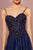 Elizabeth K - GL2694 Embroidered Bodice Glitter A-Line Gown Bridesmaid Dresses