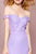 Elizabeth K - GL2697 Off Shoulder Lace Bodice Mermaid Gown Bridesmaid Dresses