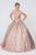 Elizabeth K - GL2804 Embellished Sweetheart Ballgown with Bolero Quinceanera Dresses XS / Rose Gold