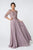 Elizabeth K - GL2810 Embroidered Bateau Chiffon A-line Gown Mother of the Bride Dresses XS / Mauve