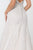 Elizabeth K - GL2821 Embellished Lace V-neck Trumpet Gown Wedding Dresses