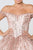 Elizabeth K - GL2831 Off Shoulder Glitter Mesh Ballgown Quinceanera Dresses